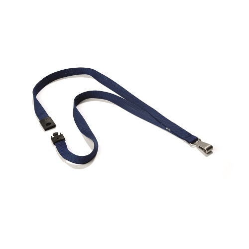 Durable-15mm-Textile-Lanyard-Soft-Colour-Midnight-Blue-Pack-of-10 