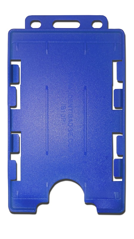 Identibadge-Durable-Swipe-ID-Card-Holder-Double-Sided-Blue-Portrait-50-Pack 